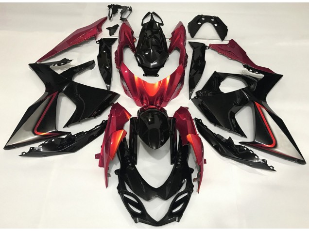Aftermarket 2009-2016 Burnt Orange and Black Suzuki GSXR 1000 Motorcycle Fairings Aftermarket 2009-2016 Burnt Orange and Black Suzuki GSXR 1000 Motorcycle Fairings