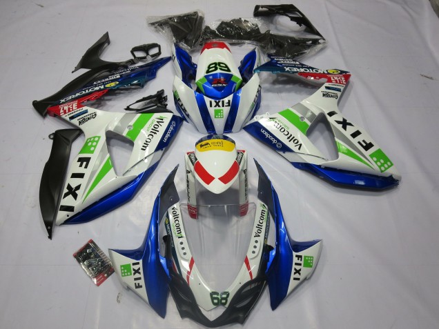 Aftermarket 2009-2016 Fixi Suzuki GSXR 1000 Motorcycle Fairings Aftermarket 2009-2016 Fixi Suzuki GSXR 1000 Motorcycle Fairings