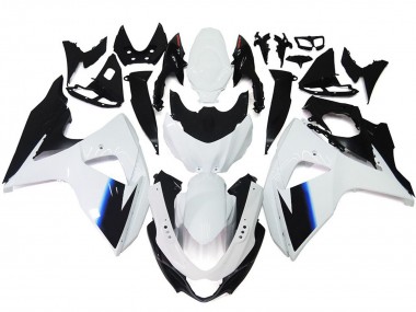 Aftermarket 2009-2016 Gloss White and Black with Red Suzuki GSXR 1000 Fairings