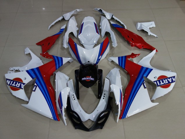 Aftermarket 2009-2016 Martini Custom Suzuki GSXR 1000 Motorcycle Fairings Aftermarket 2009-2016 Martini Custom Suzuki GSXR 1000 Motorcycle Fairings