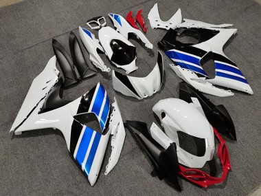 Aftermarket 2009-2016 White Blue and Red Style Suzuki GSXR 1000 Motorcycle Fairings