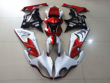 Aftermarket 2009-2018 Vibrant Red and Black BMW S1000RR Motorcycle Fairings