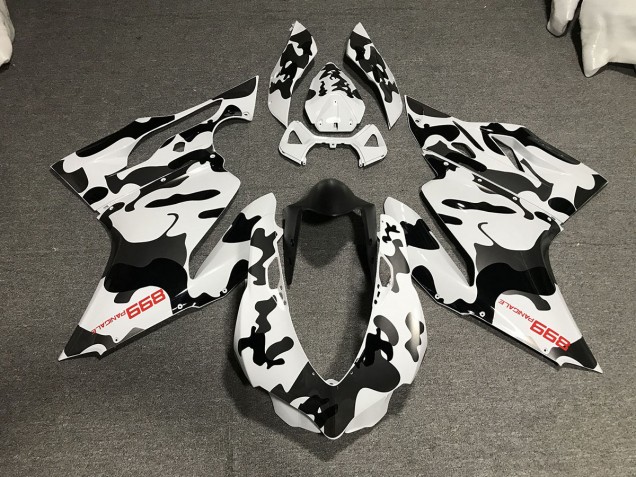 Aftermarket Winter Camo Ducati 1199 Motorcycle Fairings Aftermarket Winter Camo Ducati 1199 Motorcycle Fairings