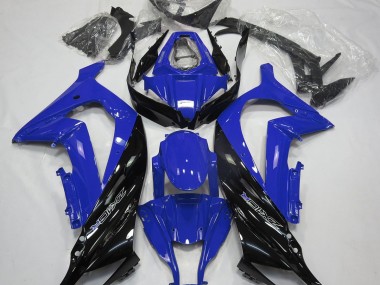 Aftermarket 2011-2015 Gloss Blue and Black Kawasaki ZX10R Fairings