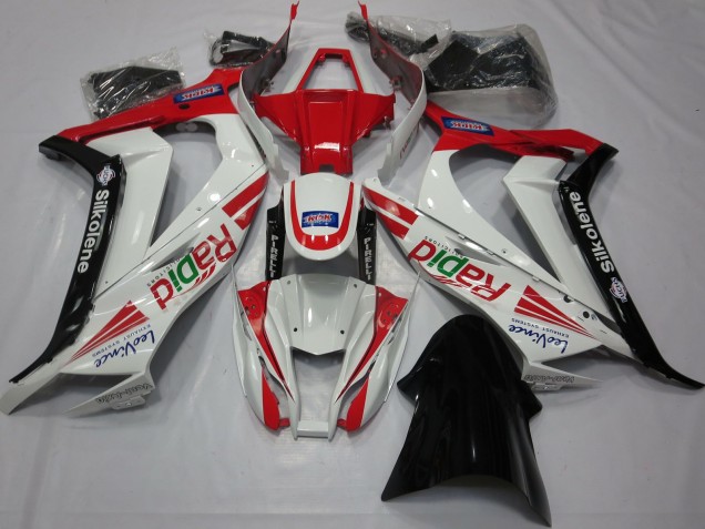 Aftermarket 2011-2015 Red White Black Ra Kawasaki ZX10R Motorcycle Fairings Aftermarket 2011-2015 Red White Black Ra Kawasaki ZX10R Motorcycle Fairings