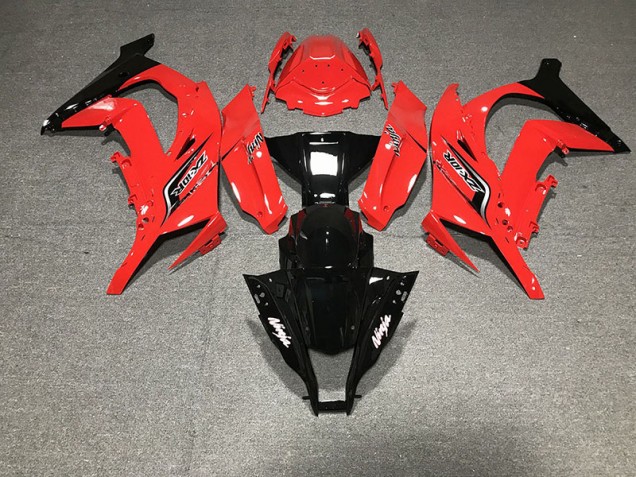 Aftermarket 2011-2015 Red and Black Kawasaki ZX10R Motorcycle Fairings Aftermarket 2011-2015 Red and Black Kawasaki ZX10R Motorcycle Fairings
