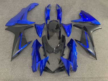 Aftermarket 2011-2020 Blue Black and Gray Suzuki GSXR 600-750 Motorcycle Fairings