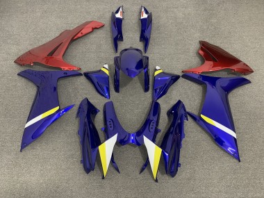 Aftermarket 2011-2020 Blue with Red Lowers Suzuki GSXR 600-750 Motorcycle Fairings