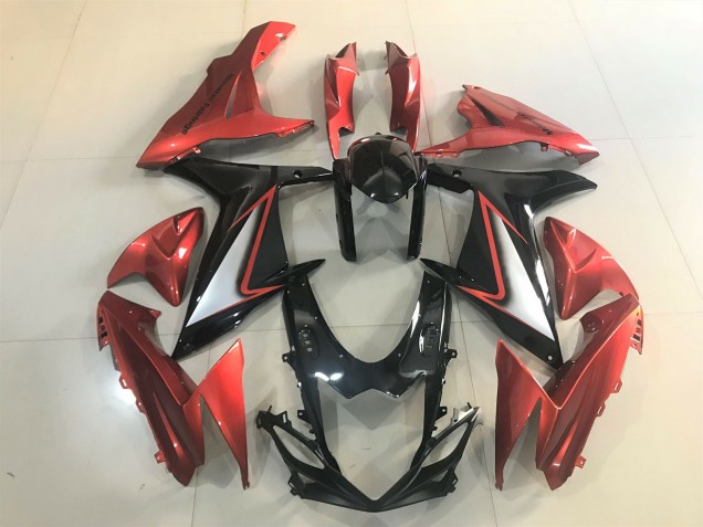 Aftermarket 2011-2020 Gloss Black & Vibrant Orange Suzuki GSXR 600-750 Motorcycle Fairings Aftermarket 2011-2020 Gloss Black & Vibrant Orange Suzuki GSXR 600-750 Motorcycle Fairings