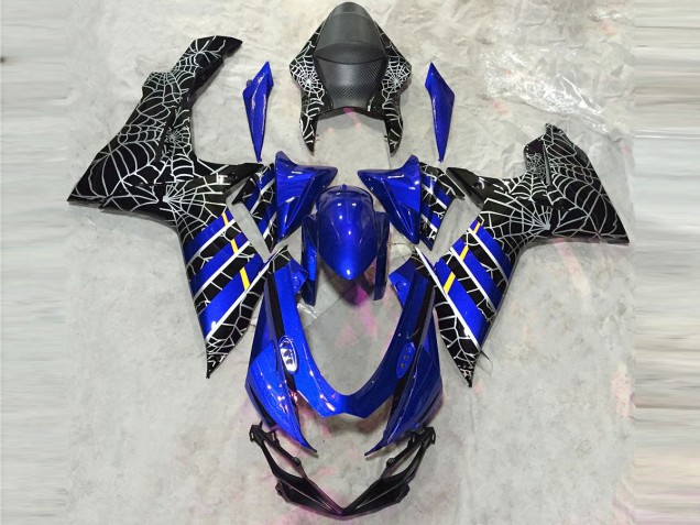 Aftermarket 2011-2020 Gloss Blue Spider Suzuki GSXR 600-750 Motorcycle Fairings Aftermarket 2011-2020 Gloss Blue Spider Suzuki GSXR 600-750 Motorcycle Fairings