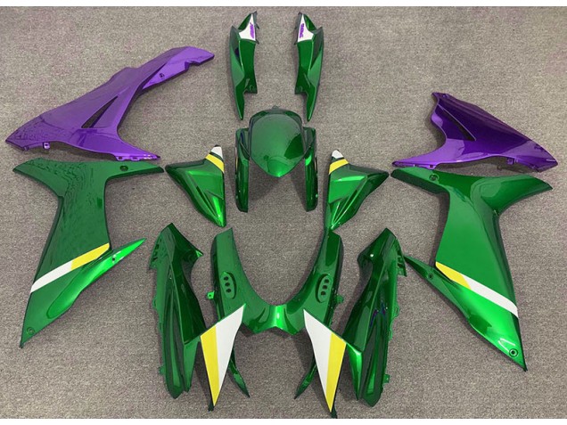 Aftermarket 2011-2020 Gloss Green and Purple Suzuki GSXR 600-750 Motorcycle Fairings Aftermarket 2011-2020 Gloss Green and Purple Suzuki GSXR 600-750 Motorcycle Fairings