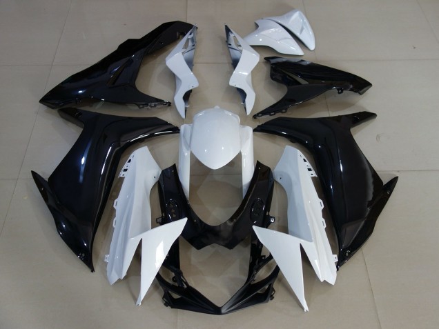 Aftermarket 2011-2020 Gloss White and Black Suzuki GSXR 600-750 Motorcycle Fairings Aftermarket 2011-2020 Gloss White and Black Suzuki GSXR 600-750 Motorcycle Fairings