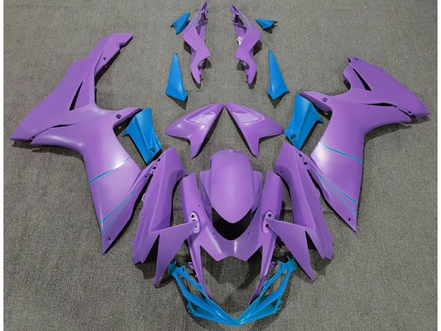 Aftermarket 2011-2020 Matte Purple & Blue Suzuki GSXR 600-750 Motorcycle Fairings Aftermarket 2011-2020 Matte Purple & Blue Suzuki GSXR 600-750 Motorcycle Fairings