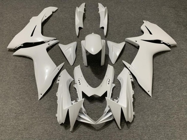 Aftermarket 2011-2020 Pearl White Suzuki GSXR 600-750 Motorcycle Fairings Aftermarket 2011-2020 Pearl White Suzuki GSXR 600-750 Motorcycle Fairings