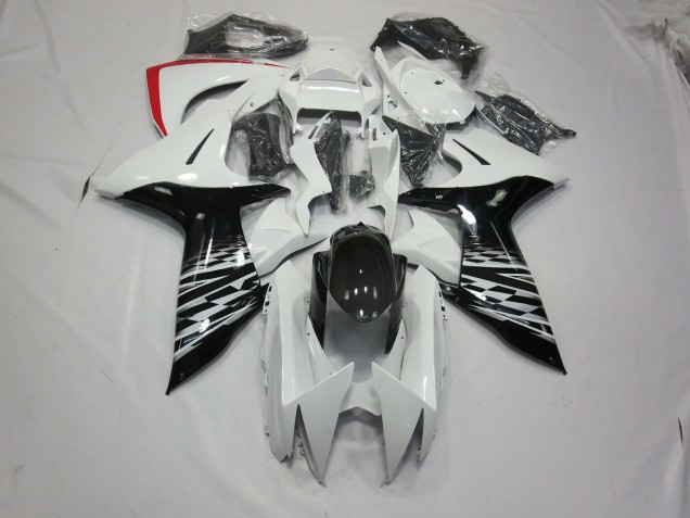 Aftermarket 2011-2020 White and Black Suzuki GSXR 600-750 Motorcycle Fairings Aftermarket 2011-2020 White and Black Suzuki GSXR 600-750 Motorcycle Fairings