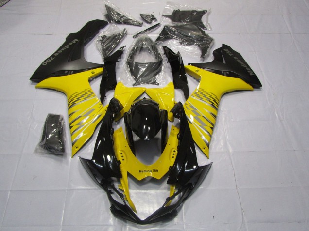 Aftermarket 2011-2020 Yellow Matte Black Suzuki GSXR 600-750 Motorcycle Fairings Aftermarket 2011-2020 Yellow Matte Black Suzuki GSXR 600-750 Motorcycle Fairings