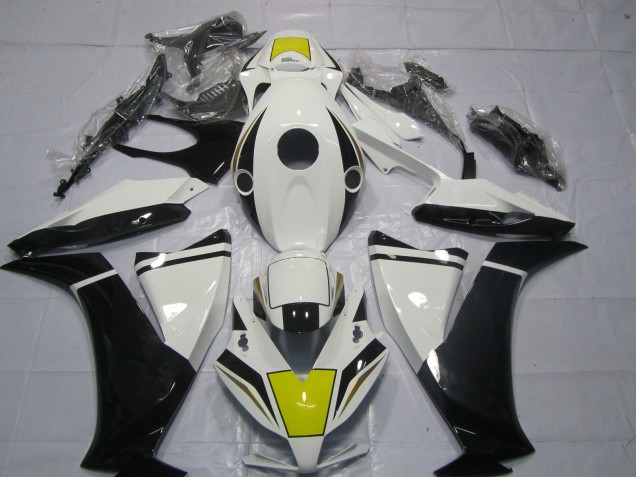 Aftermarket 2012-2016 Black and White Honda CBR1000RR Motorcycle Fairings