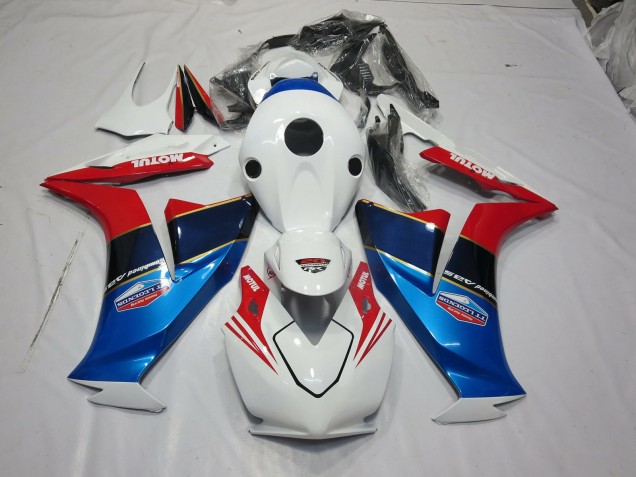 Aftermarket 2012-2016 Blue and Red Honda CBR1000RR Motorcycle Fairings