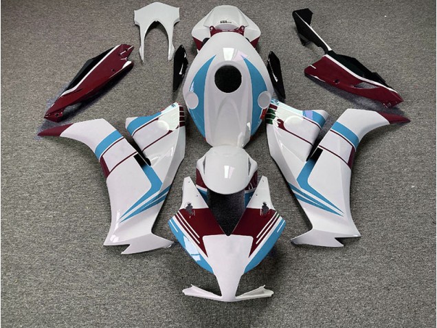 Aftermarket 2012-2016 Gloss Light Blue and Maroon Honda CBR1000RR Motorcycle Fairings Aftermarket 2012-2016 Gloss Light Blue and Maroon Honda CBR1000RR Motorcycle Fairings