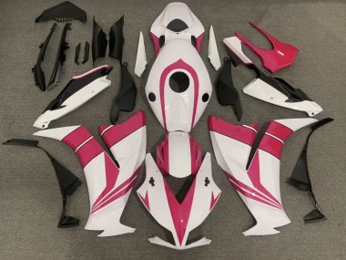 Aftermarket 2012-2016 Gloss Pink and White Honda CBR1000RR Fairings
