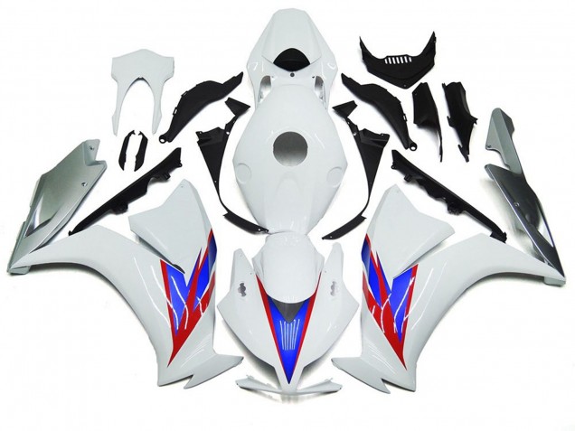 Aftermarket 2012-2016 Gloss White and Silver Honda CBR1000RR Motorcycle Fairings Aftermarket 2012-2016 Gloss White and Silver Honda CBR1000RR Motorcycle Fairings