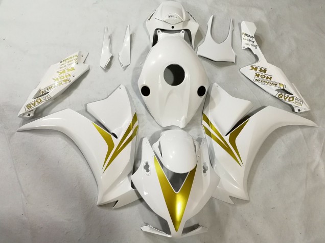Aftermarket 2012-2016 White and Gold Honda CBR1000RR Motorcycle Fairings Aftermarket 2012-2016 White and Gold Honda CBR1000RR Motorcycle Fairings