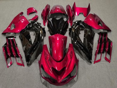 Aftermarket 2012-2019 Gloss Red and Black Kawasaki ZX14R Motorcycle Fairings