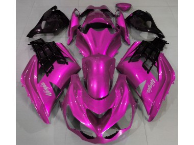 Aftermarket 2012-2019 Hot Pink Kawasaki ZX14R Motorcycle Fairings