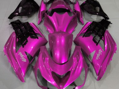 Aftermarket 2012-2019 Hot Pink Kawasaki ZX14R Motorcycle Fairings