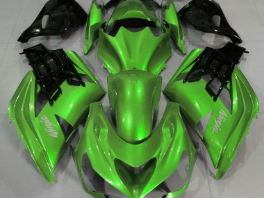 Aftermarket 2012-2019 Liquid Green Kawasaki ZX14R Motorcycle Fairings