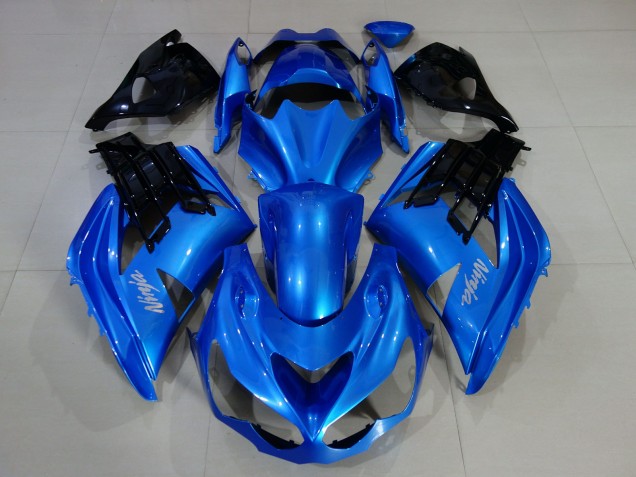 Aftermarket 2012-2019 Vibrant Blue & Gloss Black Kawasaki ZX14R Motorcycle Fairings Aftermarket 2012-2019 Vibrant Blue & Gloss Black Kawasaki ZX14R Motorcycle Fairings
