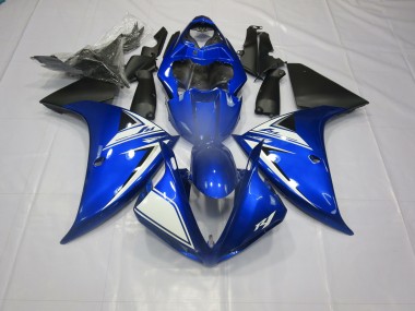 Aftermarket 2013-2014 Blue and Black Yamaha R1 Motorcycle Fairings
