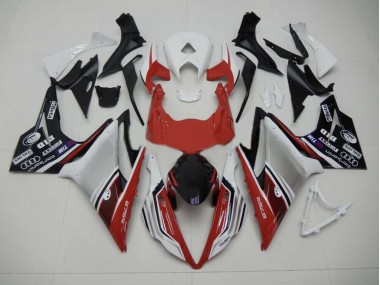 Aftermarket 2013-2016 Red white and Black Style Triumph Daytona 675 Motorcycle Fairings