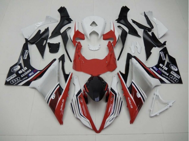 Aftermarket 2013-2016 Red white and Black Style Triumph Daytona 675 Motorcycle Fairings Aftermarket 2013-2016 Red white and Black Style Triumph Daytona 675 Motorcycle Fairings