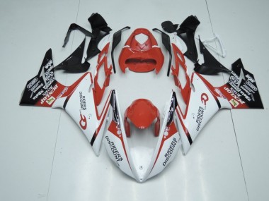 Aftermarket 2013-2016 Red and White Triumph Daytona 675 Motorcycle Fairings