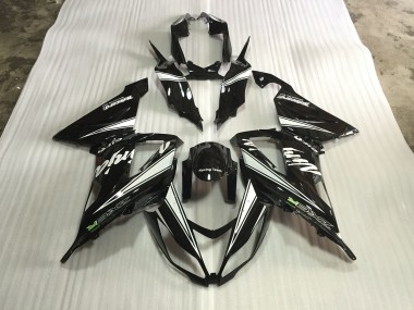 Aftermarket 2013-2018 Black Ninja Kawasaki ZX6R Motorcycle Fairings