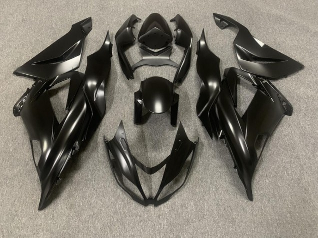 Aftermarket 2013-2018 Matte Black & Protective Coat Kawasaki ZX6R Motorcycle Fairings Aftermarket 2013-2018 Matte Black & Protective Coat Kawasaki ZX6R Motorcycle Fairings