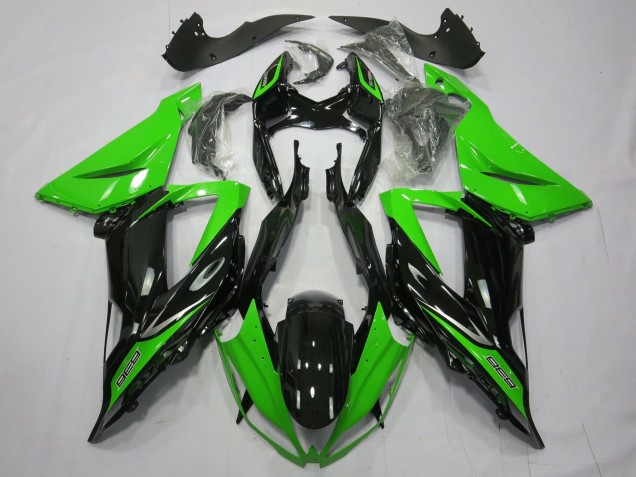 Aftermarket 2013-2018 Plain Gloss Black Green- ZX6R 13-18 Kawasaki ZX6R Motorcycle Fairings Aftermarket 2013-2018 Plain Gloss Black Green- ZX6R 13-18 Kawasaki ZX6R Motorcycle Fairings