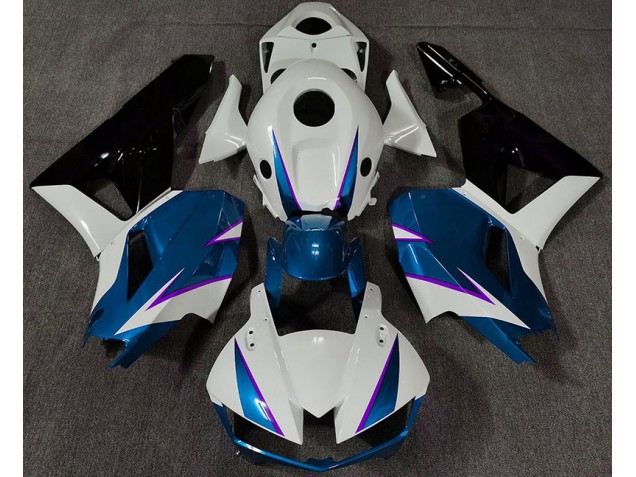 Aftermarket 2013-2020 Gloss Blue White and Purple Honda CBR600RR Motorcycle Fairings