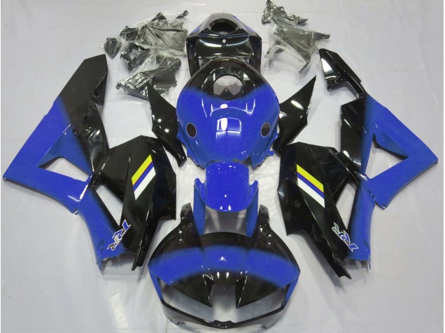 Aftermarket 2013-2020 Gloss Blue and Black Fade Honda CBR600RR Motorcycle Fairings