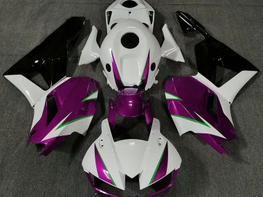 Aftermarket 2013-2020 Gloss Pink White and Green Honda CBR600RR Motorcycle Fairings