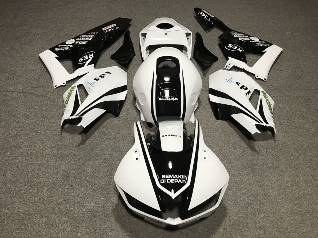 Aftermarket 2013-2020 Black and White Design Honda CBR600RR Motorcycle Fairings Aftermarket 2013-2020 Black and White Design Honda CBR600RR Motorcycle Fairings