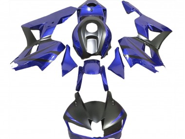 Aftermarket 2013-2020 Deep Blue and Matte Black Honda CBR600RR Motorcycle Fairings