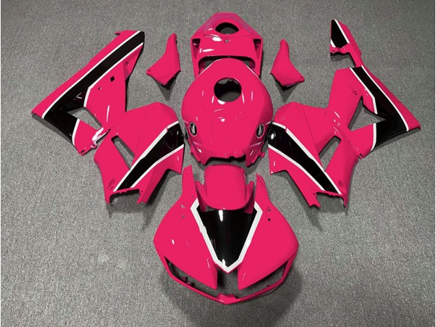 Aftermarket 2013-2020 Gloss Bright Pink and Black Honda CBR600RR Motorcycle Fairings Aftermarket 2013-2020 Gloss Bright Pink and Black Honda CBR600RR Motorcycle Fairings