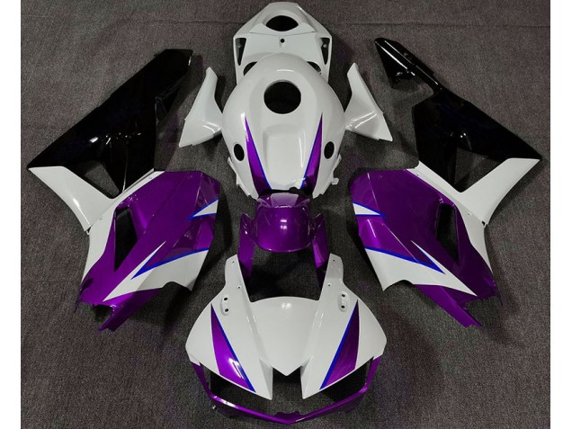 Aftermarket 2013-2020 Gloss Purple White and Blue Honda CBR600RR Motorcycle Fairings Aftermarket 2013-2020 Gloss Purple White and Blue Honda CBR600RR Motorcycle Fairings