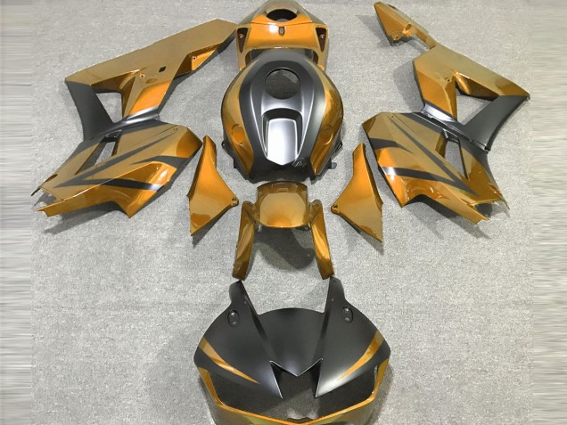 Aftermarket 2013-2020 Gold and Matte Black Honda CBR600RR Motorcycle Fairings Aftermarket 2013-2020 Gold and Matte Black Honda CBR600RR Motorcycle Fairings