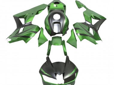 Aftermarket 2013-2020 Lizard Green and Matte Black Honda CBR600RR Motorcycle Fairings