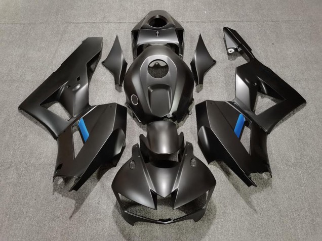 Aftermarket 2013-2020 Matte Black & Light Blue Honda CBR600RR Motorcycle Fairings Aftermarket 2013-2020 Matte Black & Light Blue Honda CBR600RR Motorcycle Fairings