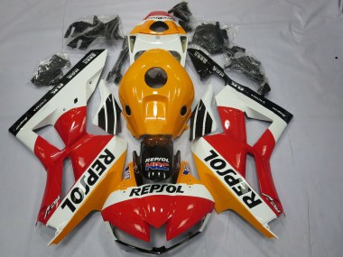 Aftermarket 2013-2020 White Repsol Honda CBR600RR Motorcycle Fairings