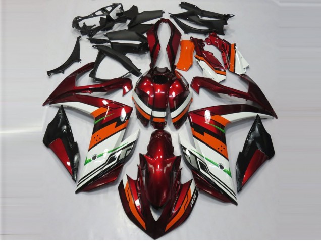 Aftermarket 2015-2018 Orange and Maroon Yamaha R3 Motorcycle Fairings Aftermarket 2015-2018 Orange and Maroon Yamaha R3 Motorcycle Fairings